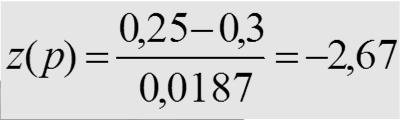 Esempio: ricordo della pubblicità H 0 : π = 0,3 H 1 : π < 0,3 (soglia di efficacia )