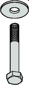 Esempio d ordinazione collare completo sovrapposto CF3 per tubo con diametro esterno 25mm su binario 28X30 e piastra superiore.