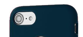 VELLUTO Cover per iphone 7 e 7 Plus ergonomica e compatta, disponibile in blu,nero e grigio.