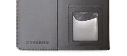 IMPATTO Custodia in silicone con morbida copertina in eco-pelle per l'ipad Air 2.