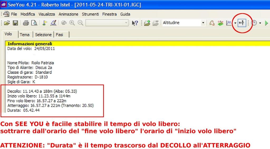 23 Un volo di durata di almeno 5 ore Si applicano le stesse regole come per la prova parziale di durata per il C d