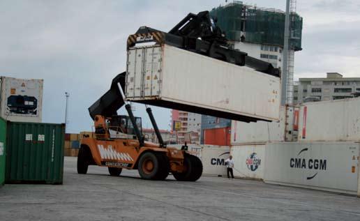 Porti ynë në rrjedhën e viteve të gjitha tipet e kontenierëve nga 20-45 ton, dhe ka bërë të mundur reduktimin e ndjeshëm të mbingarkesës në kalatat ku përpunohen mallrat gjenerale.