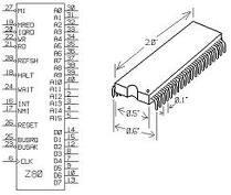 CPU ZILOG-Z80 Lo Z80 è uno dei microprocessori più utilizzati nel campo dell'automazione.