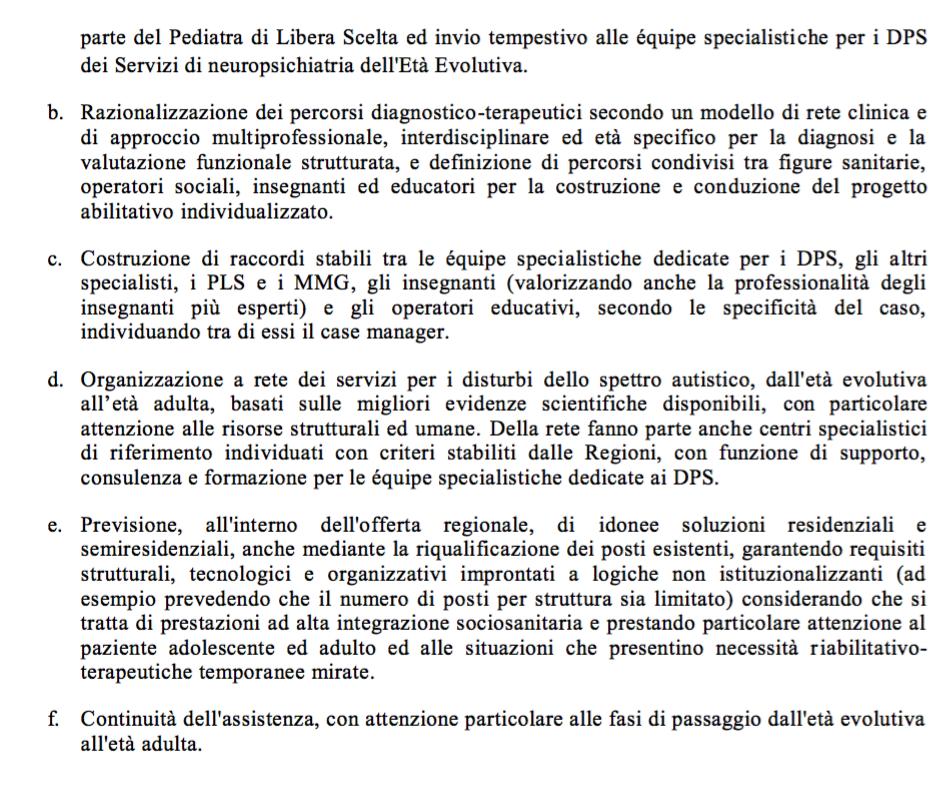 Definizione di percorsi diagnostico-terapeutici ETA