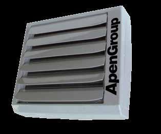 AEROTERMI PER ABBINAMENTO ALLE CALDAIE AEROTERMI AD ACQUA Descrizione AEROTERMO DA 18 kw Potenzialità 18 kw. Batteria di scambio alettata a due ranghi ad alto rendimento.