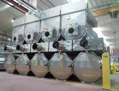 a condensazione, delle centrali di trattamento aria, delle macchine monoblocco RoofTop con scambiatore di calore incorporato a condensazione.