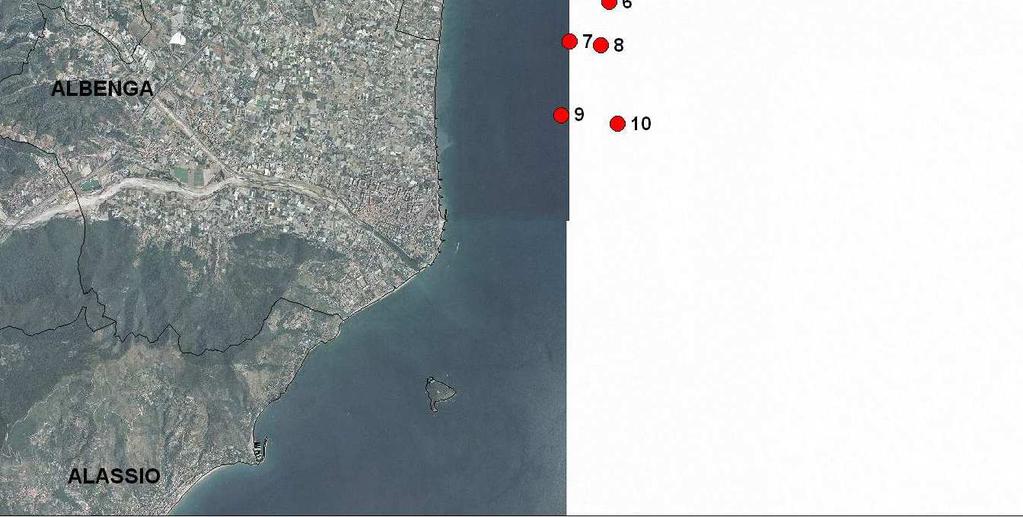 presenti nell area di deposizione della torbida e del materiale di scarto Compatibilità dei ripascimenti in relazione agli habitat costieri Compatibilità dell area di dragaggio in relazione alle