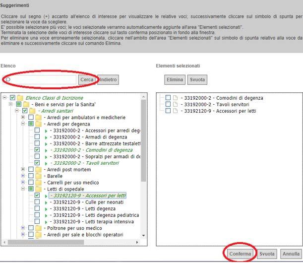 L ultima sezione da compilare è la Tabella Documentazione, che contiene un elenco di documenti richiesti dalla Stazione, che ha istituito l Albo: per inserire