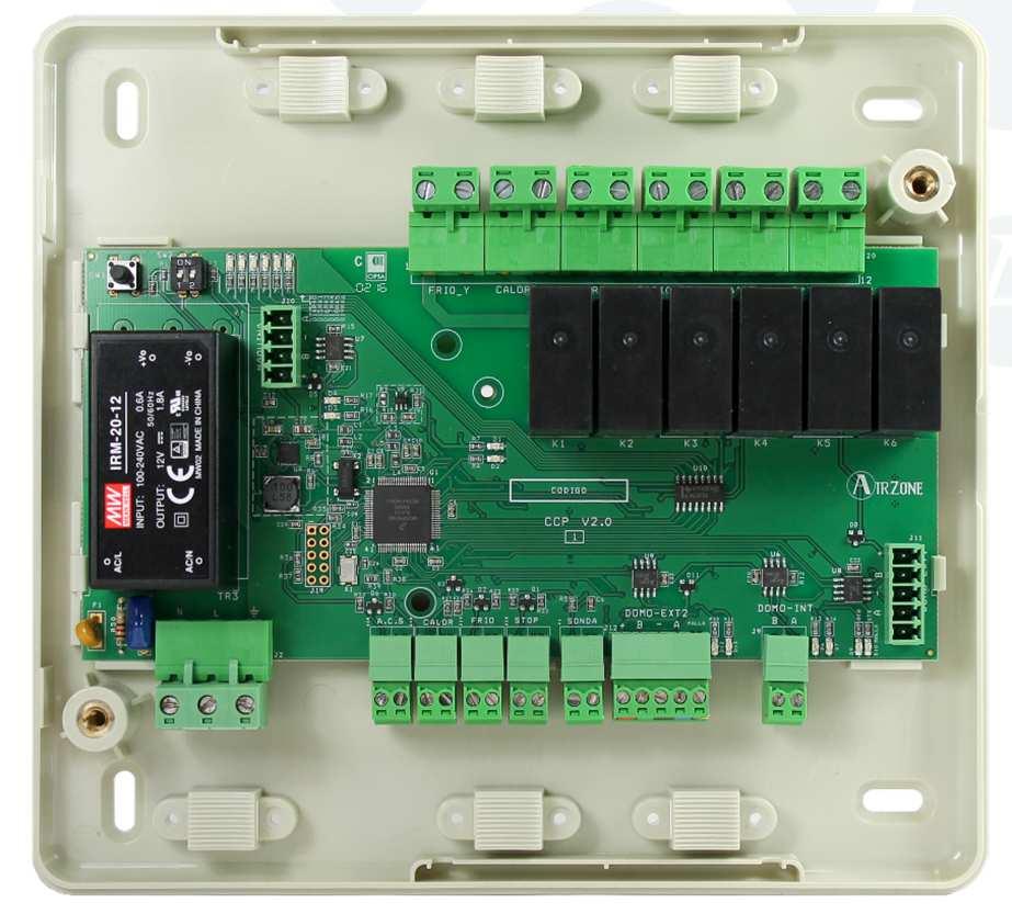 Prodotti 2016 MODULI COMUNI PER I SISTEMI Centrale di controllo produzione Cod: AZX6CCP Novità - Nuovo Hardware e Software - Non compatibile con la gamma 2015 - Scheda