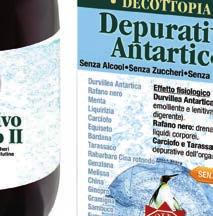 Manuale ad esclusivo uso professionale DEPURATIVO ANTARTICO II Classe Decottopirica 02 A DIFFERENZA DEL DEPURATIVO ANTARTICO NON PRESENTA FUCUS E LIQUIRIZIA.