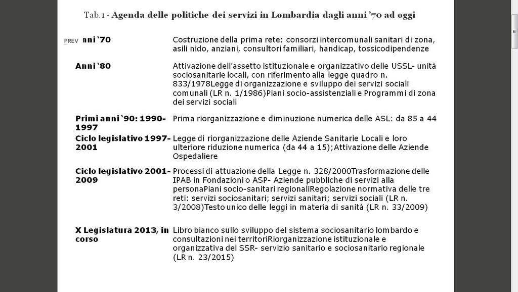 ETICA E DEONTOLOGIA PROFESSIONALE PER LE PROFESSIONI SANITARIE E SOCIALI LA RIFORMA SOCIO SANITARIA: QUALI IMPLICAZIONI PER LE PROFESSIONI