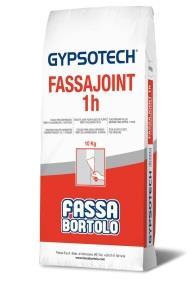 Gli stucchi di gesso FASSAJOINT (conforme a EN 3963) hanno la funzione di riempire i bordi assottigliati delle lastre e di rendere uniforme la superficie realizzata sia dal punto di vista estetico,