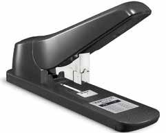 AV-55 Heavy Duty Stapler Cucitrice per alti spessori Con velocissimo sistema di avancarica con apertura tramite pulsante posteriore grigio e fenditure laterali per la visualizzazione del punto usato.