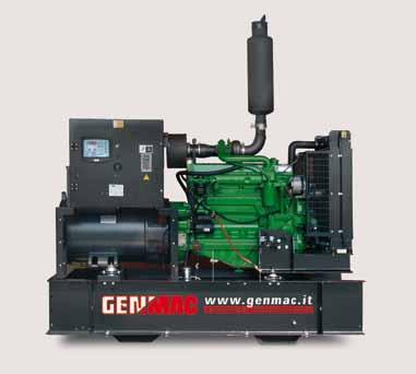 Serie Open Heavy Duty 14 Open Heavy Duty Series Modelli Star da 60kVA a 250kVA Motore Diesel 1500 rpm Raffreddato a Liquido Avviamento Elettrico Grado di Protezione: IP23 Secondo normative CE per la