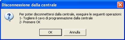 TITHERMO 26 6. Connessione con la Centrale Per poter accedere ad alcune funzioni (es.: Upload, Download, Diagnostica, ecc.