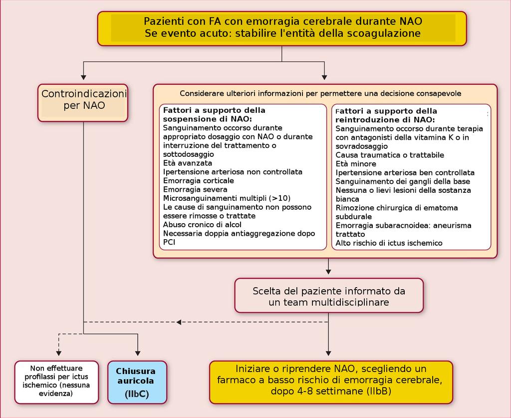 Quando iniziare o continuare l anticoagulazione in pazienti con FA dopo