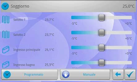 Ogni zona climatica a portata di mano ELFOControl² gestisce contemporaneamente fino a 40 elementi lasciando all utente la libertà di definire la