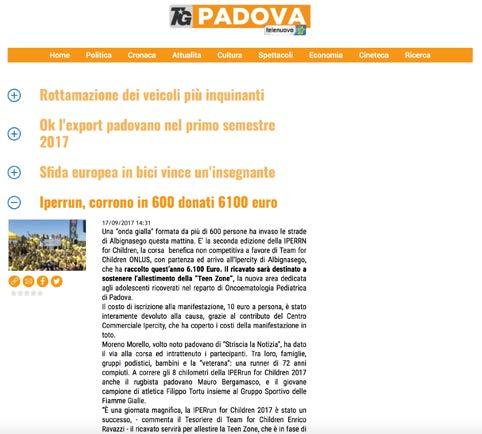 TG Padova Telenuovo UFFICIO STAMPA: NEWS,