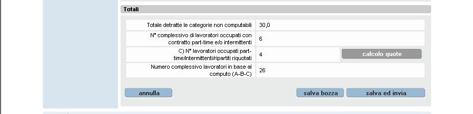 Quando si inseriscono i lavoratori da riquotare, si devono aggregare i lavoratori in modo da associarli per tipologia oraria.