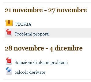 Categoria Per semplificare la ricerca all utente, i corsi possono essere raggruppati per categorie.