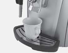 Per l erogazione di 2 tazze, la macchina eroga il primo caffè e interrompe brevemente l erogazione per macinare la seconda dose di caffè.