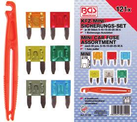 5-10 - 15 20-25 e 30 Ampere con estrattore per fusibili in confezione in plastica ASSORTIMENTO 300 PEZZI, E-CLIP