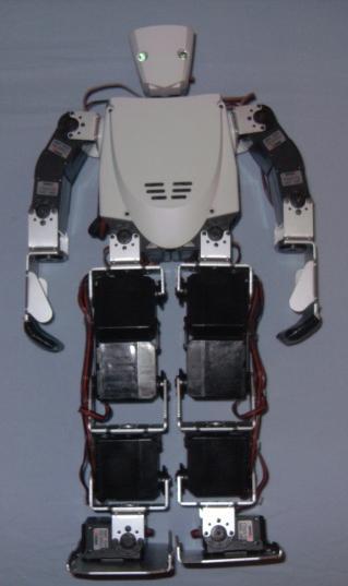 CAP. 3 NOME E STRUTTURA DEL ROBOT - Robovie X Nome: ROB, abbreviazione di ROBOT Tipo e modello: Robovie-X della V-stone Caratteristiche principali: 17 servo motori, molto potenti, con rotazioni di