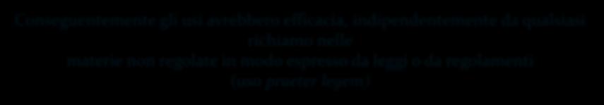 fonte non scritta Comportamento costante (diuturnitas), posto in essere con la convinzione che sia doveroso (opinio iuris ac necessitatis) Secondo tesi diffusa, art. 1 cod. nav.