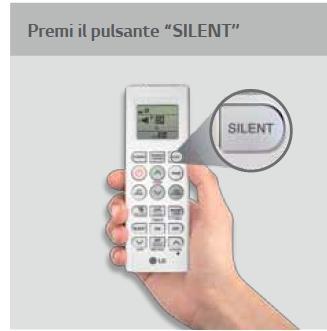 FUNZIONE LENT MODE Grazie alla funzione silent attivabile da comando ad