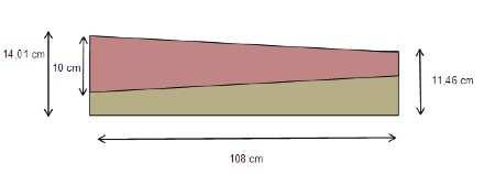 Descrizione della ferita 1512 cm 2 Sezione Longitudinale branca 100 %