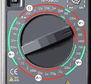 La scelta della giusta portata è importante per avere una misura precisa; supponiamo di voler misurare una resistenza di 250 ohm: se scegliamo come portata 2K, leggiamo sul display ".