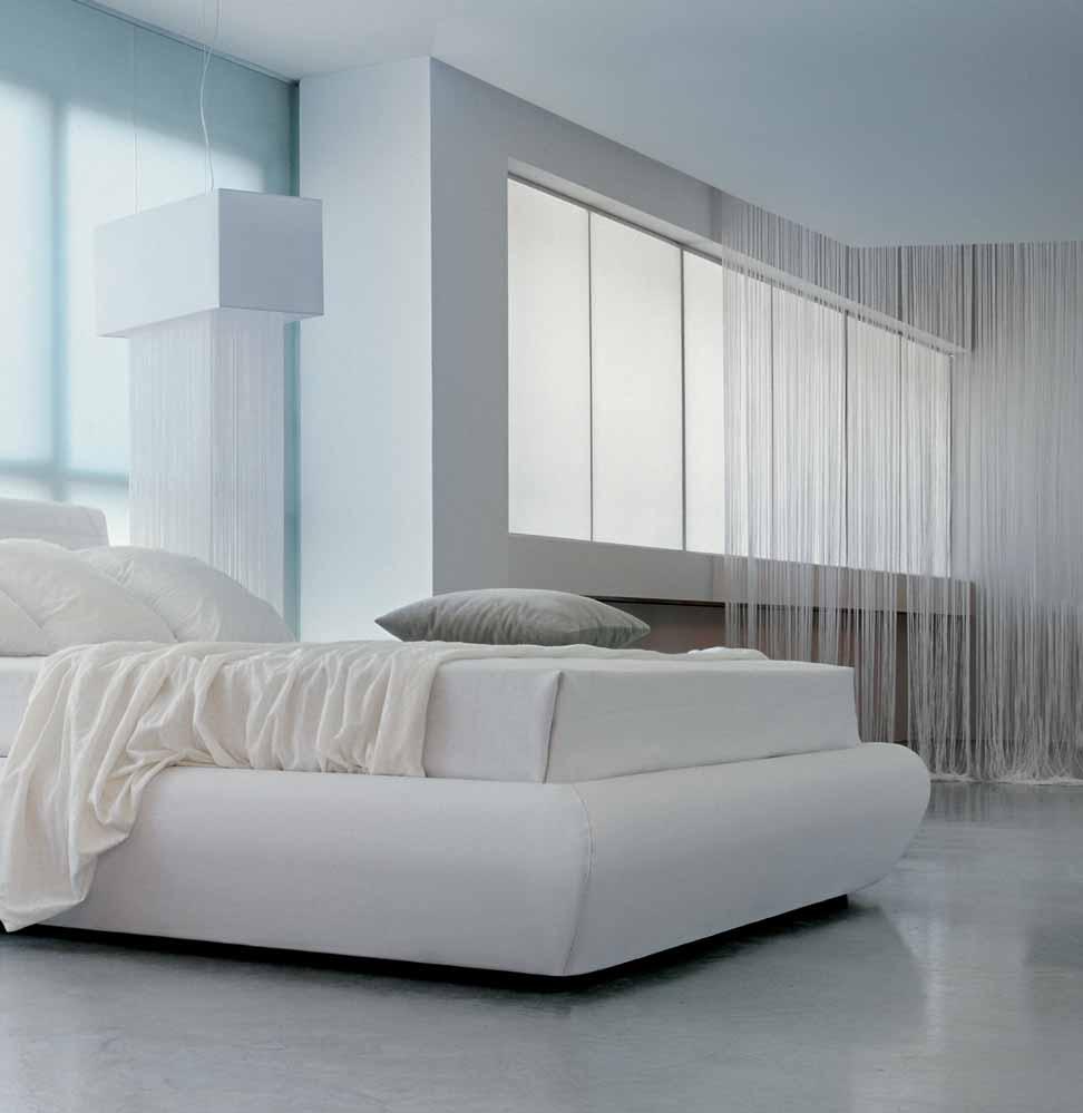 lucido GOODNIGHT BED with white eco-leather 2