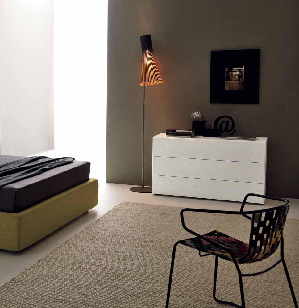 bianco ARCH BED with Acapulco 10 coating 2 FORM white texture