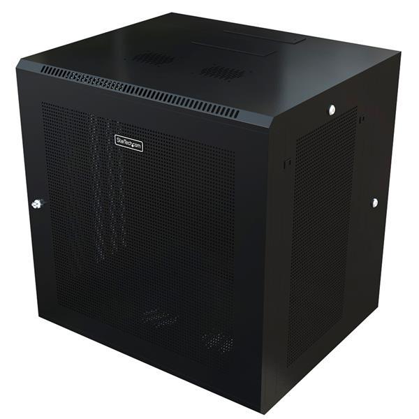 Armadio per Server Rack Montabile a Parete 12U - Armadio a Cerniera fino a 24" (61cm) di profondità Product ID: RK1224WALHM Grazie a questo armadietto rack per server o dispositivi di rete 12U, è