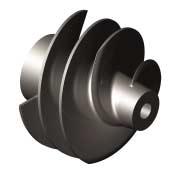 5 per le versioni ad alta pressione (fino a 70 barg) Concentric volute or diffuser to minimize radial loads on larger