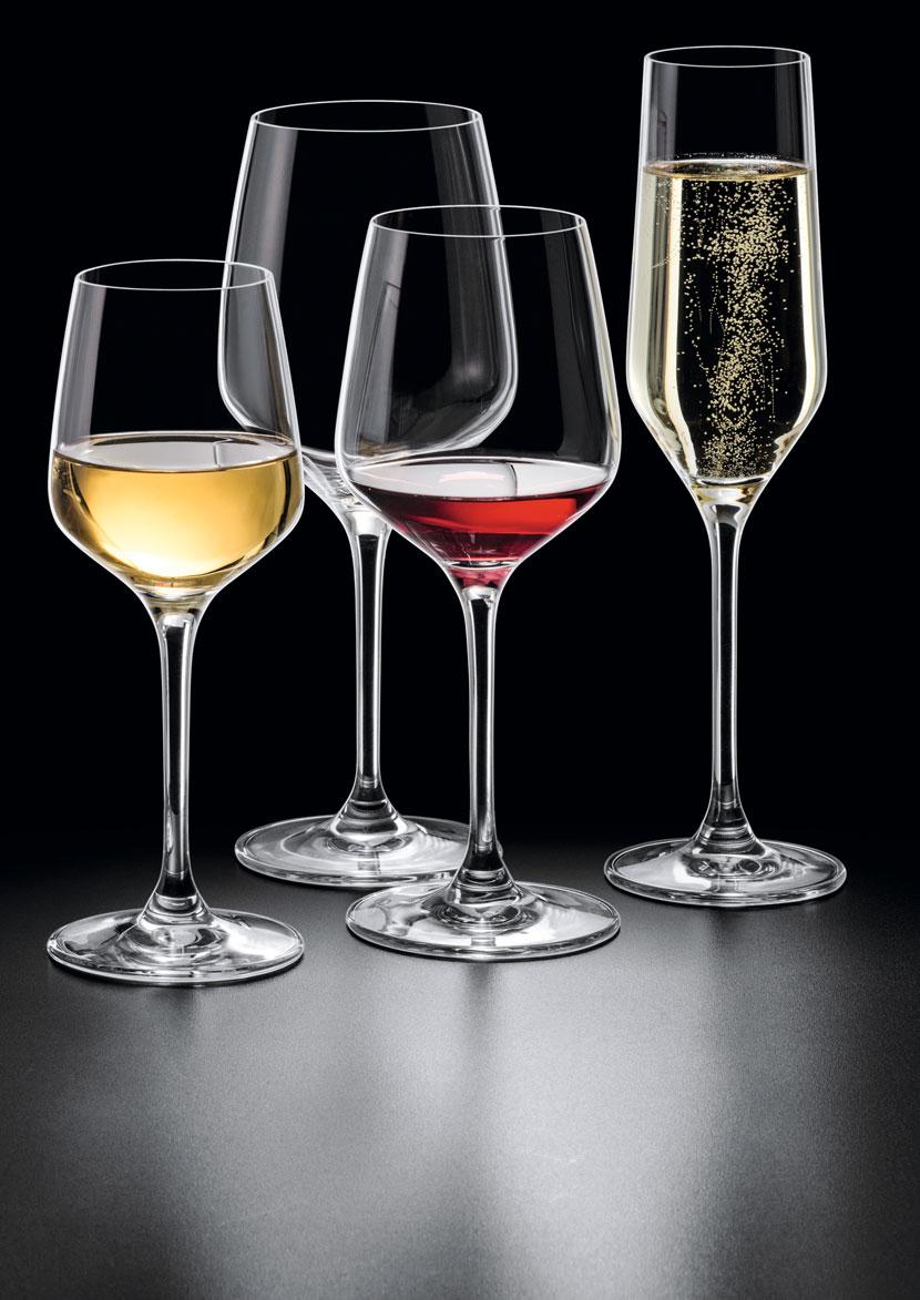 Calice vino 03 26 cl 8 ¾oz H 200 mm 8 " D 77mm 3" No. 6103 0300 Calice vino 02 36 cl 12 ¼oz H 210 mm 8 " D 86mm 3 ½" No.