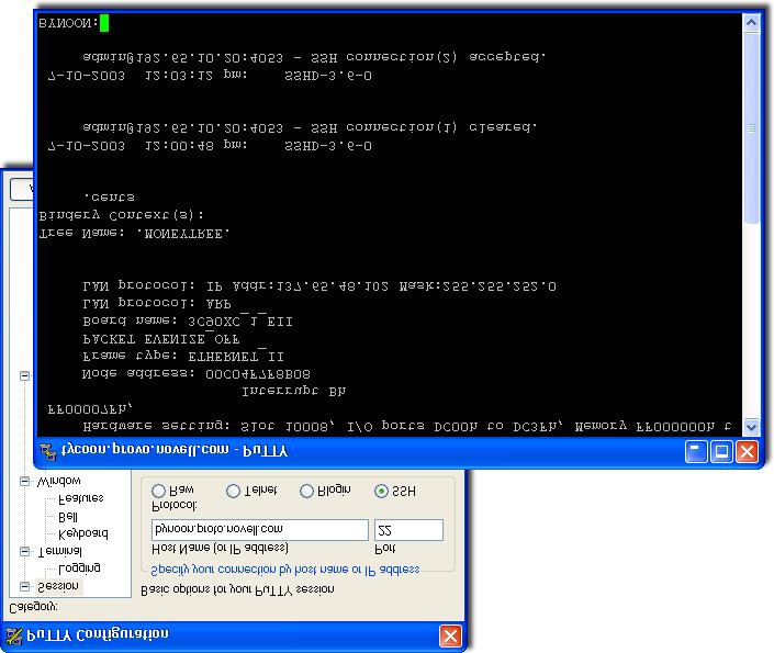 Per accedere a OpenSSH: 1 Verificare che OpenSSH sia installato. 2 Caricare sshd.nlm dal prompt della console di sistema.