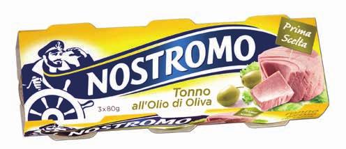 TONNO NOSTROMO all olio di oliva 3x80 g 1,99