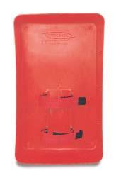 Peso: 4,5 Kg Made in tear-water-proof material of red 2 pockets arranged with bags and elastics 1 window for the insertion of identity cards/logos Padded straps 2 external pockets, one of these