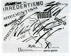 IRREDENTISMO e FUTURISMO Oltre al già citato Gabriele d Annunzio, un gruppo di intellettuali italiani, uniti nel