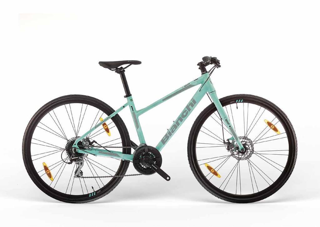 C-SPORT 1 ACERA 24SP MECH. DISC CODICE: YNB69 COLORE: KW - Black/Grey matt, C1 - CK/Black matt FORCELLA: Bianchi Alu disc DISPONIBILE ANCHE C-SPORT 2.5 ACERA 24SP HYDR.