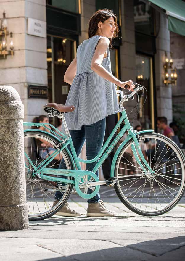 CITY VINTAGE Biciclette ispirate ad antichi progetti di telai Bianchi.