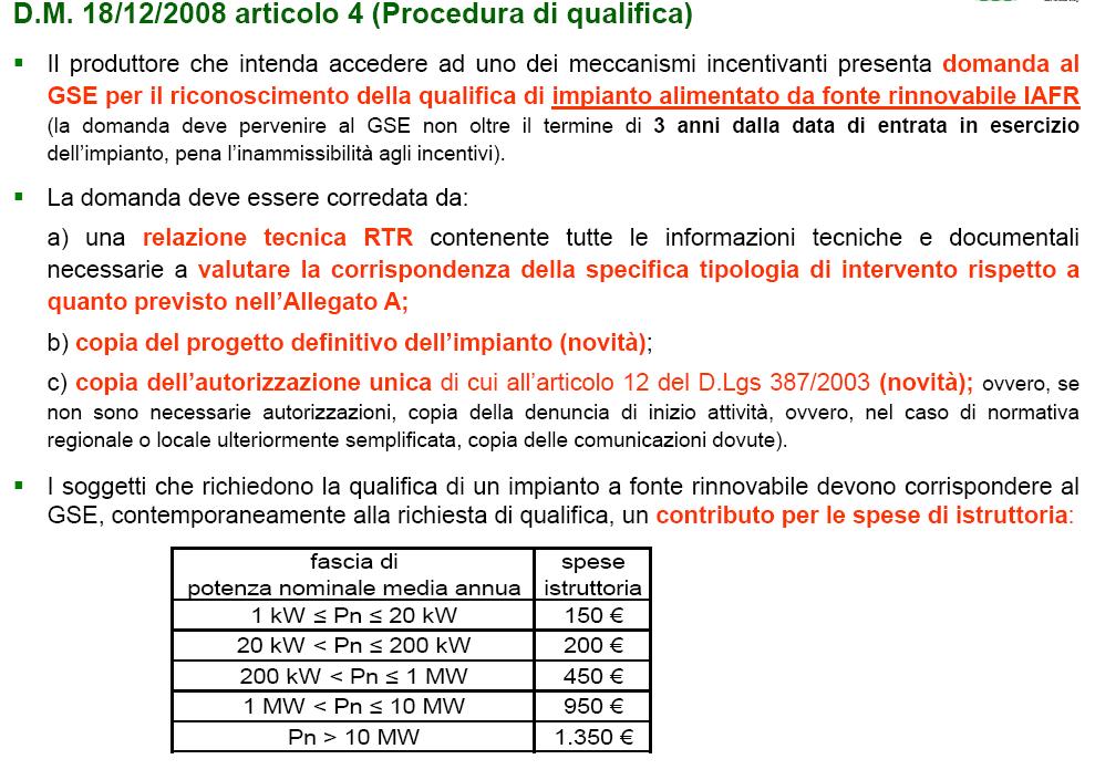 Il nuovo DM 18 dicembre 2008 13