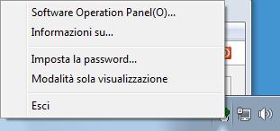 [Modalità sola visualizzazione] è deselezionato ed è possibile cambiare le impostazioni. Si visualizza la finestra [Imposta la password].