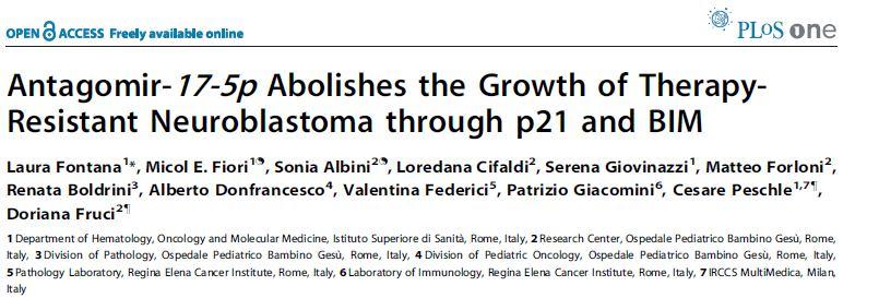 From bench to bedside Diagnosi biomarcatori precoci, non invasivi di patologie; biomarcatori di risposta a determinate terapie