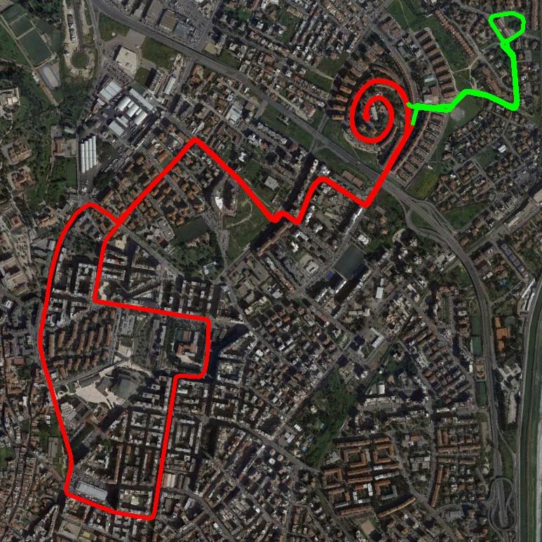 IL CONTESTO LINEA CEP DI RIFERIMENTO Interventi previsti: percorso ttule prolungmento Modific del percorso originrio con trnsito ll interno del Qurtiere Europeo, fino ll sede del CED dell Polizi