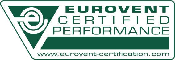 certificate: www.eurovent-certification.