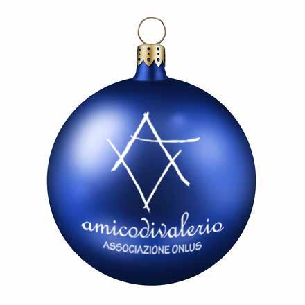 Buon Natale e Sereno Anno Nuovo insieme all Associazione Amicodivalerio onlus. Personalizzazione: stampa del logo all'interno del biglietto. Consegna: 2 settimane circa.