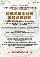 Carmina Burana in anteprima Numerosi gli impegni prossimi del maestro Citarella, il più impegnativo Carmina Burana, anteprima assoluta in programma il 1 agosto all Auditorium di Roma alle 21,