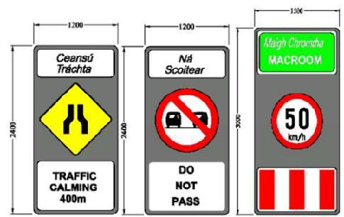 Capitolo 1: Interventi di Traffic Calming visibile da una distanza pari alla distanza di arresto, quest ultima calcolata, per ogni singolo caso, in relazione alla velocità operativa V 85.